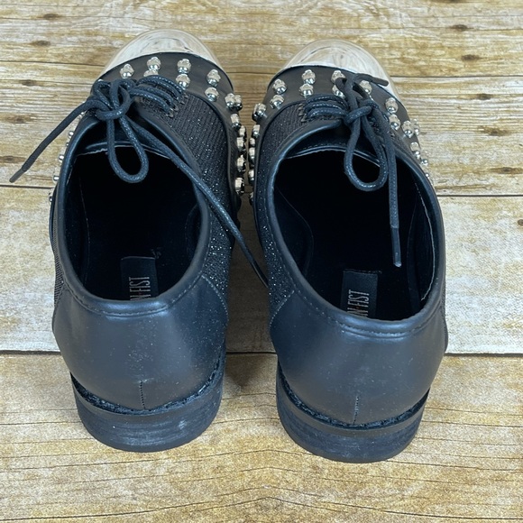 Iron Fist Skull Addiction Oxford Vegan Shoes - Picture 4 of 6